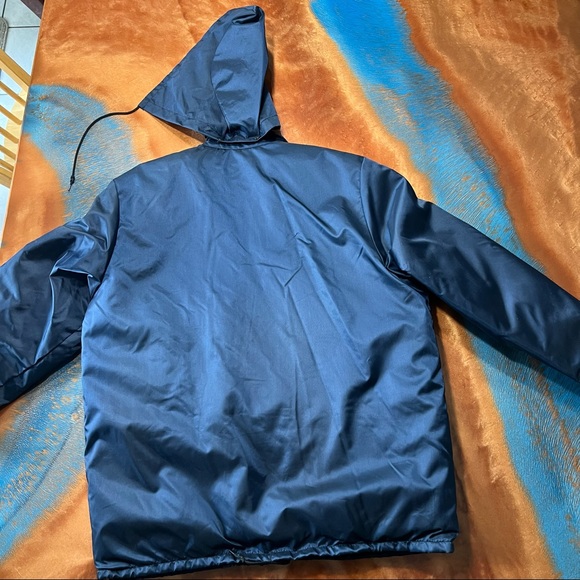 Stearns PFD Flotation Jacket Navy Blue Coast Guard hooded large - Picture 5 of 9